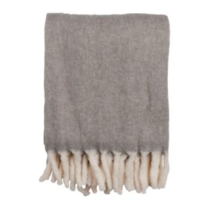 Morgan Pläd 130x170cm, Ljusgrå