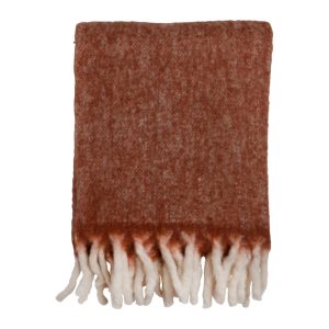 Morgan Pläd 130x170cm, Rost