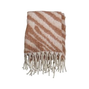 Yumi Pläd 130x170cm, Creme/Beige