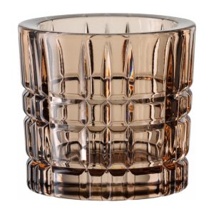 Square Votive Tobacco Set 2 delar