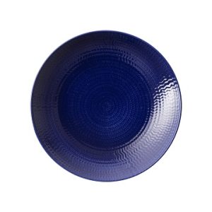 BLÅ ELD 6-pack tallrik flat 23 cm blå