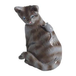 Katten Bella 7cm, Grå