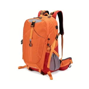 Lätt & Rymlig Vandringsryggsäck – Ergonomisk, Slitstark & För Långa Dagar - Orange