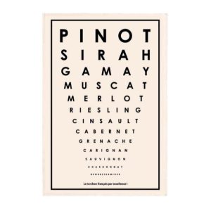 Kökshandduk 48x72cm, Test Cépages Francais