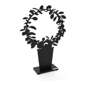 Hoya på Båge 30cm, Svart Struktur