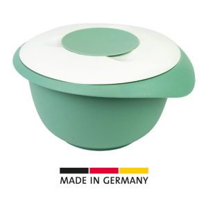 Blandningsskål med Tvådelat Lock 2,5L, Mintgrön/Vit