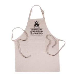 Edward Blom Förkläde Grå, När Man Festar