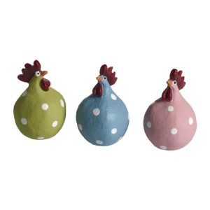 Höna Palette 3st, H.5,2cm