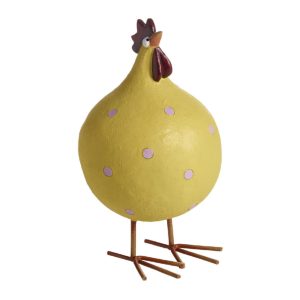 Poppy Höna på Ben 16cm, Gul
