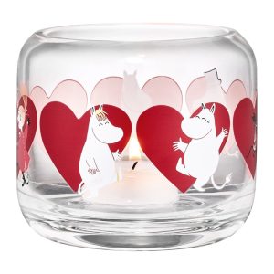 Mumin Ljuslykta 8cm, Hjärta