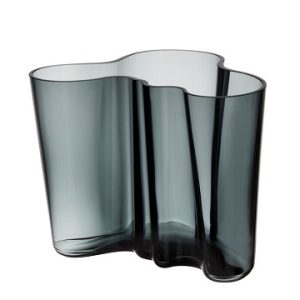 AALTO MÖRKGRÅ vas höjd 160 mm