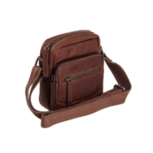 The Chesterfield Brand Bremen Crossbodyväska - Mörkbrun