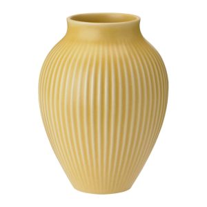 Knabstrup Ripple Vas 27cm, Yellow