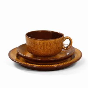 Kaffekopp med fat och assiett T75 – Gabriel