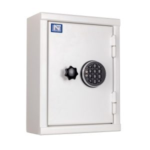 Nyckelskåp 51 fasta krok, Kodlås