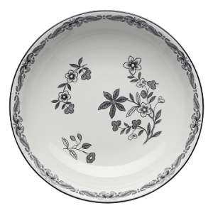 OSTINDIA SVART 6-pack Tallrik djup 22 cm