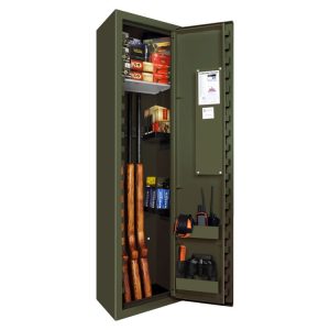 SP75 Militärgrön med två magnetiska hyllor (L15), LED och en viltvåg - Jägareförbundet