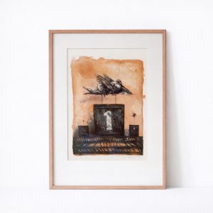 Sven Nordqvist Segraren Färglitografi Signerad