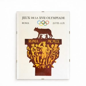 Vintage affisch OS Rom 1960 Armando Testa