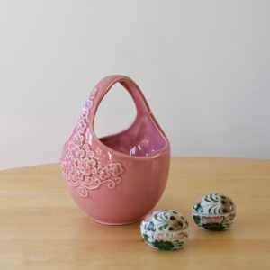 Vintage Påskkorg i Porslin från Guldkroken, 1980-tal