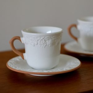 Kaffekoppar från Quadrifoglio, Italien