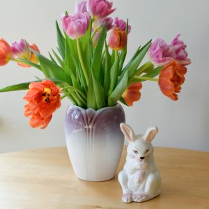 Vintage vas i porslin