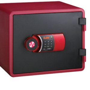 YES 020 Kodlås Röd Dokumentskåp 60P