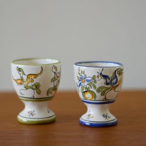 Handmålade äggkoppar från Frankrike